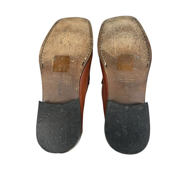 Kenneth Cole New York Men’s 10 Brown Leather Loafers Made in Italy Designer Lux main image 5
